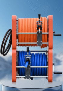 Double Stacked High Pressure Hose Reel